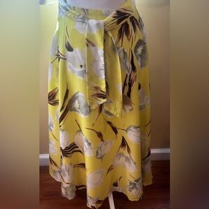 Cupio Floral Yellow Maxi Skirt